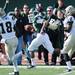 Eastern Michigan sophomore Javonti Greene runs the ball in for a touchdown during the first half against Western Michigan at Rynearson Stadium on Saturday afternoon. Melanie Maxwell I AnnArbor.com